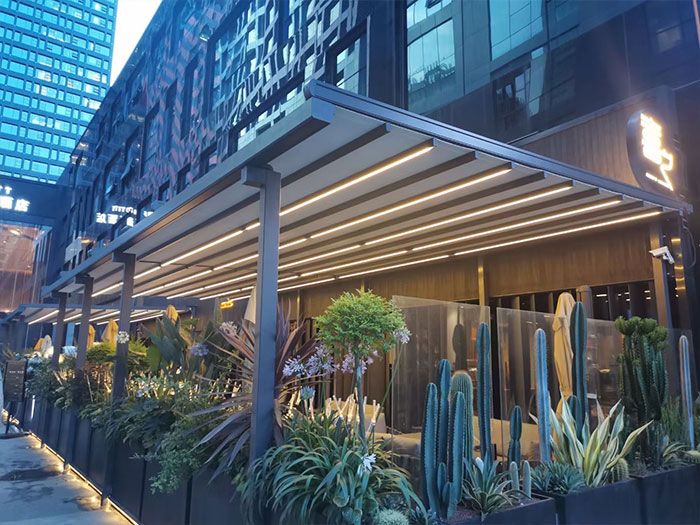 電動折疊雨棚M700