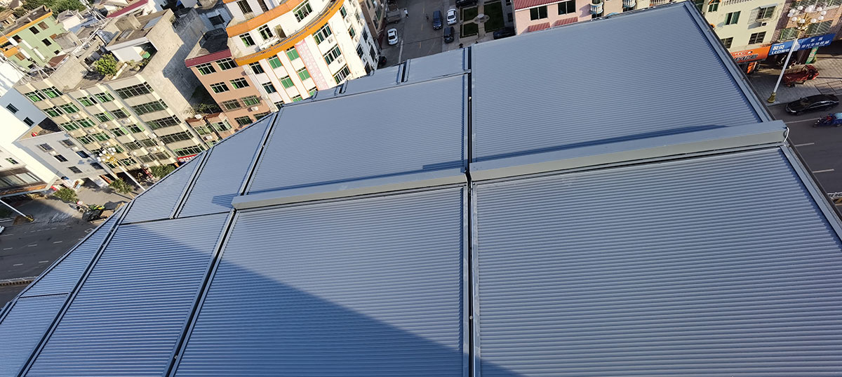 雙電機戶外鋁合金天幕測量方法